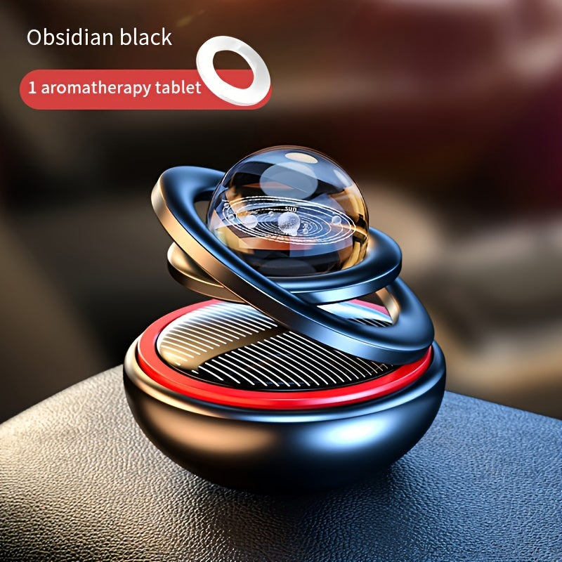 Solar Rotating Car Loaves Loaves Car Interior Decoration With Solid Car Fragrance Loaves