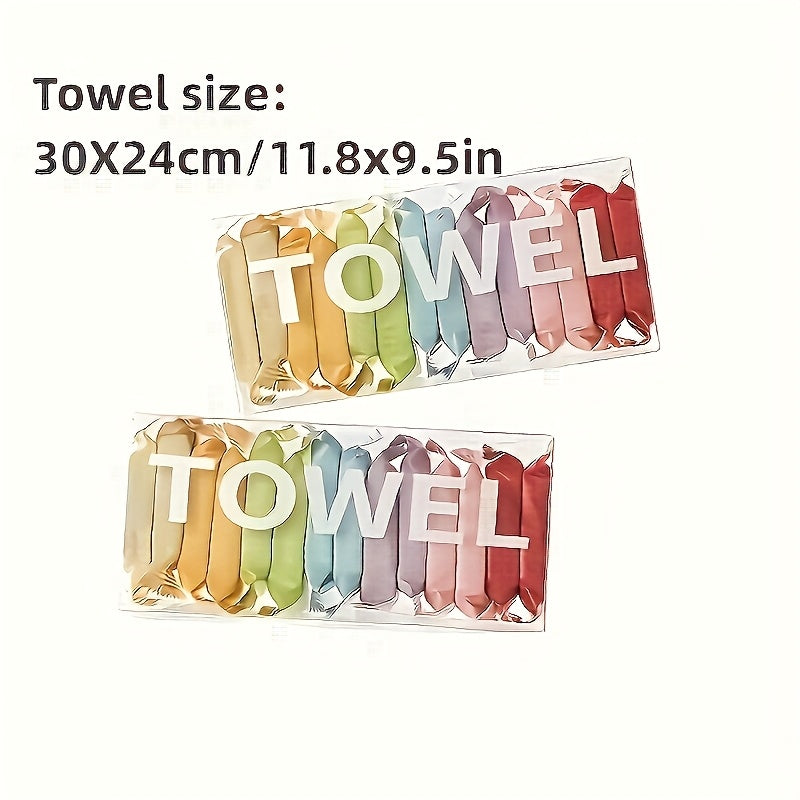 [Quick-Dry | Portable] 28pcs Portable Compressed Towels | Thick, Quick-Dry, Dual-Use | Ideal for Travel, Home, and Outdoor Use - Convenient Carry Design, White