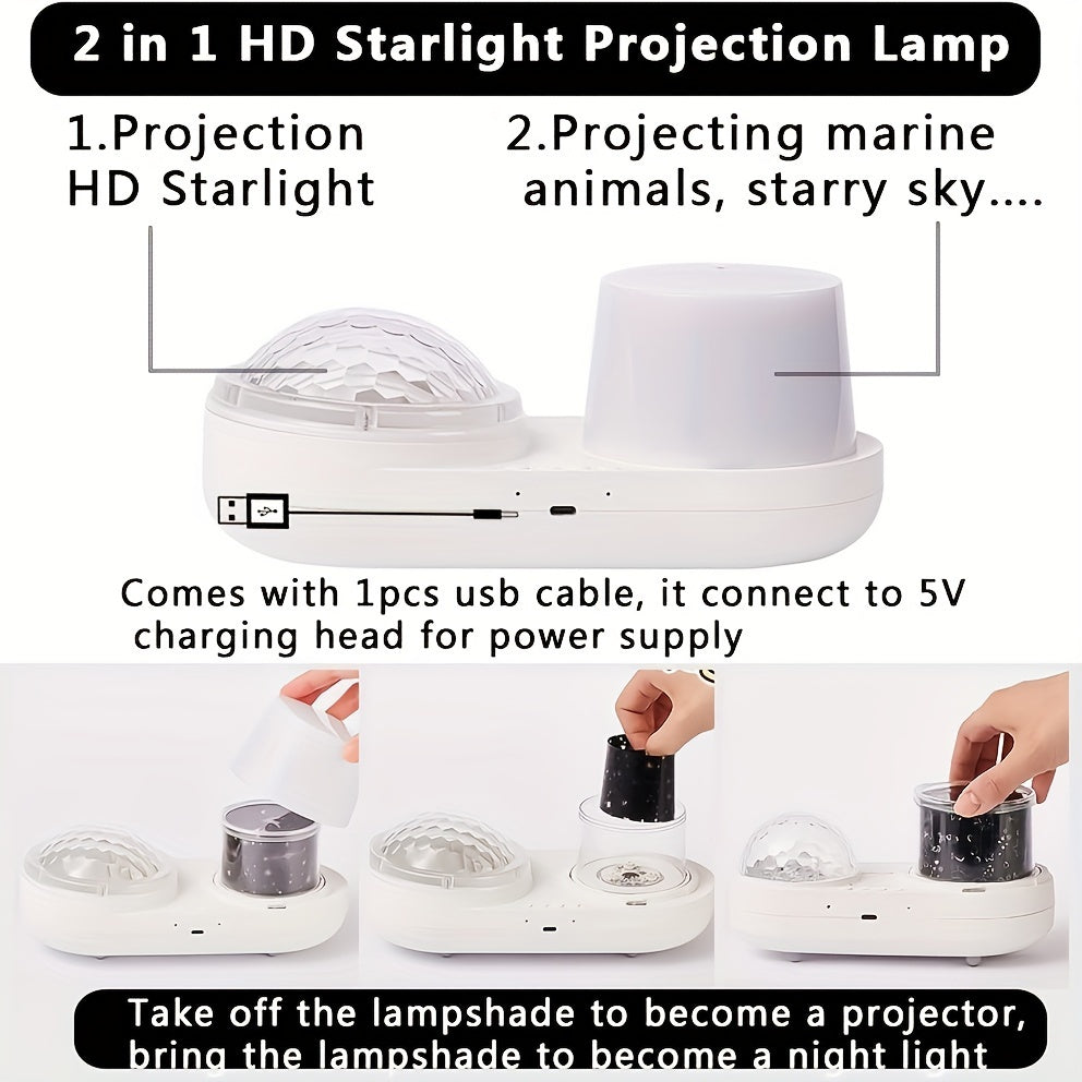1pc Star LED Night Light Projector Star Ocean Light Girls Toys Suitable for 3-12 Years Old Boys Girls Gifts 3-12 Years Girls Boys Toys Birthday Christmas Gift Bedroom Decor Blue, Best for Christmas
