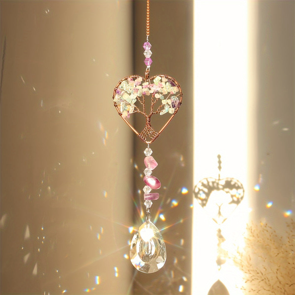 1pc/3pcs Tree of Life Sun Catcher Bring Positive Energy into Your Home with this Beautiful Tree of Life Sun Catcher!