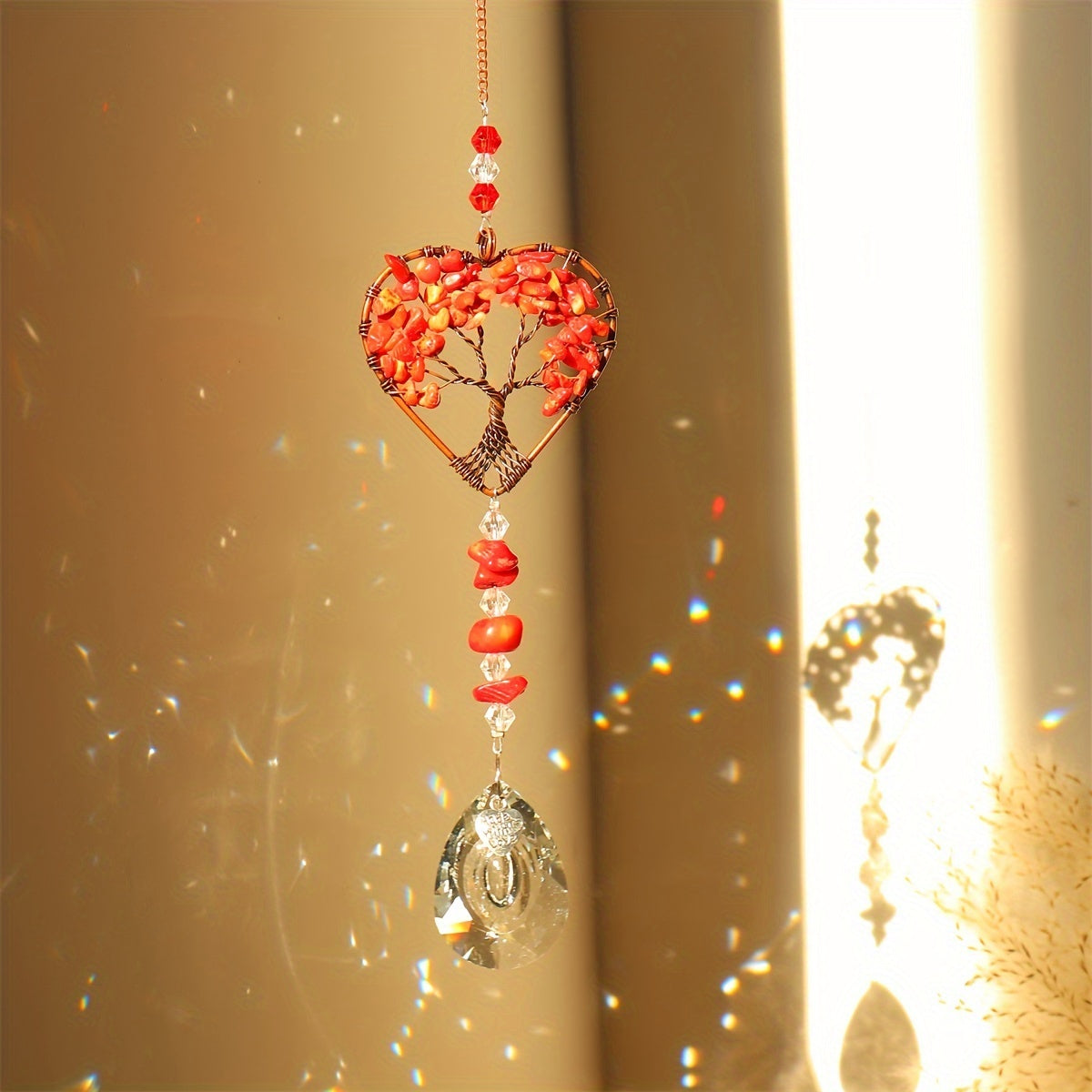 1pc/3pcs Tree of Life Sun Catcher Bring Positive Energy into Your Home with this Beautiful Tree of Life Sun Catcher!