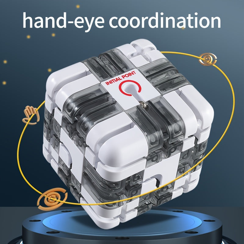 [Magic Cube] 3D Maze Magic Cube | Puzzle Maze Cube Brain Teaser, Educational Puzzle Toy For Children And Adults, Christmas Gift, Challenging Game