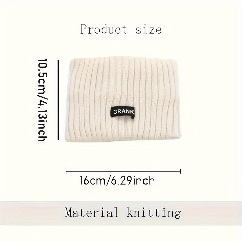 Stylish and Cozy &apos;s Knitted Headband - Soft, Warm Winter Hat for Outdoor Activities, Skiing, and Hiking - Fashionable Solid Color Accessory