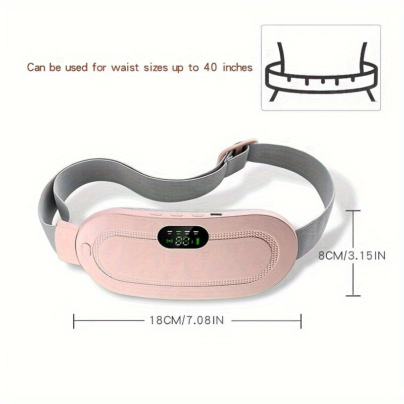 Menstrual Heating Pad for Abdominal And Lower Back Massage, Electric Heating Belt Designed to Warm The Waist And Abdomen, Portable Heating Strap.