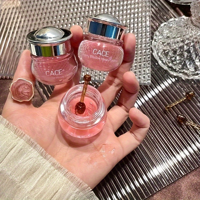 [Natural Lipstick] Natural Moisturizing Rose Cherry Honey Peach Lipstick & Lip Oil Mask | Hypoallergenic Matte Finish, Unisex Lip Balm for All Light Beige Types, Smooth Lines