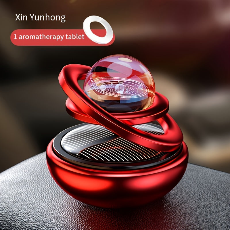 Solar Rotating Car Loaves Loaves Car Interior Decoration With Solid Car Fragrance Loaves