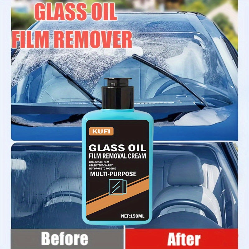 Glass Cleaner for Bathroom, Shower Removal of Oxidation Layer, Car Glass Polish Brightens Windows Suitable for Automotive and Home Use