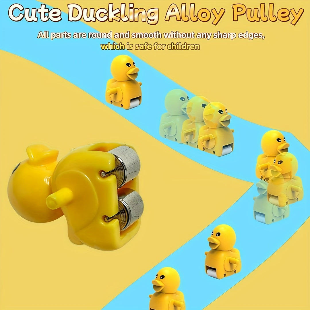 [Interactive Duckling Toy] Fun & Educational Interactive Electric Duckling Stair Climber Toy with Lights & Music | Slide Playset for Boys and Girls | Ideal Birthday, Easter, Halloween, Christmas Gift (Batteries Not Included)
