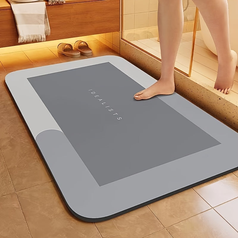 Super Absorbent Bath Mat | 1pc | Non-slip, Soft, Comfortable, Fast And Dry | Bathroom, Shower, Laundry Room, Bedroom, Living Room, Doorway, Kitchen