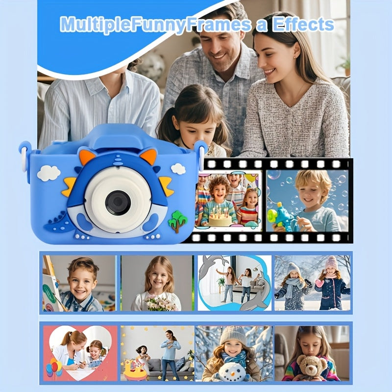 [Popular Choice, Youngsters Camera] 48MP Dual Camera Youngsters Camera - 64GTF Card, Card Reader, 1080P HD Video Function - Popular Choice for Christmas Birthday Gift