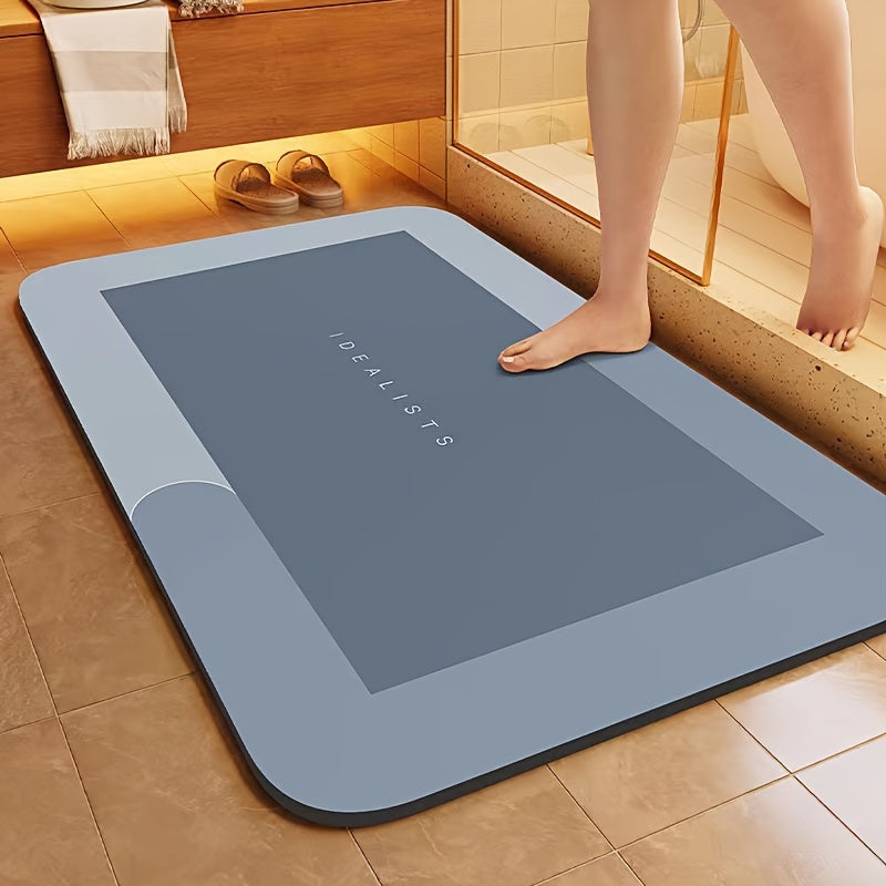 Super Absorbent Bath Mat | 1pc | Non-slip, Soft, Comfortable, Fast And Dry | Bathroom, Shower, Laundry Room, Bedroom, Living Room, Doorway, Kitchen