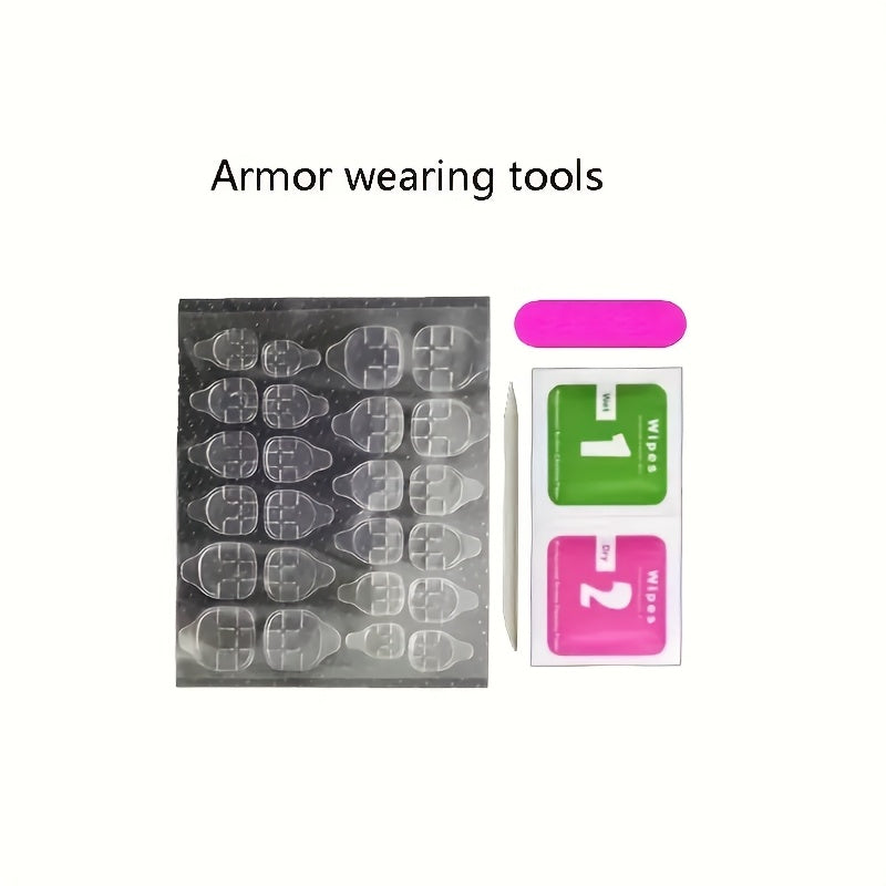10pcs Handmade Short Press-On Nails - Pink Cat Eye Glitter & Metallic Accents, Square Medium Length Reusable Fake Nails with Satin & Glossy Finish for Hands & Feet