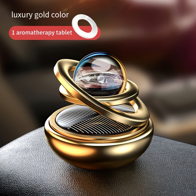 Solar Rotating Car Loaves Loaves Car Interior Decoration With Solid Car Fragrance Loaves