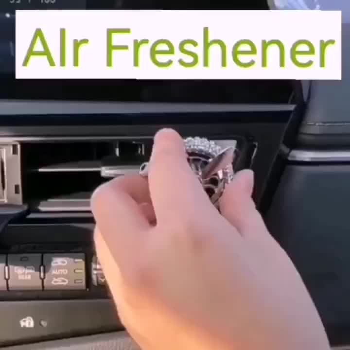 Car Air Vent Solid Perfume, Vehicle Air Freshener, Air Conditioning Fragrance Tablets, Air Force Propeller Perfume, Solid Fragrance Tablets, Rotating Fan Car Interior Decoration, Handmade Rhinestone Fragrance Tablets, Automotive Air Freshener, Interesting
