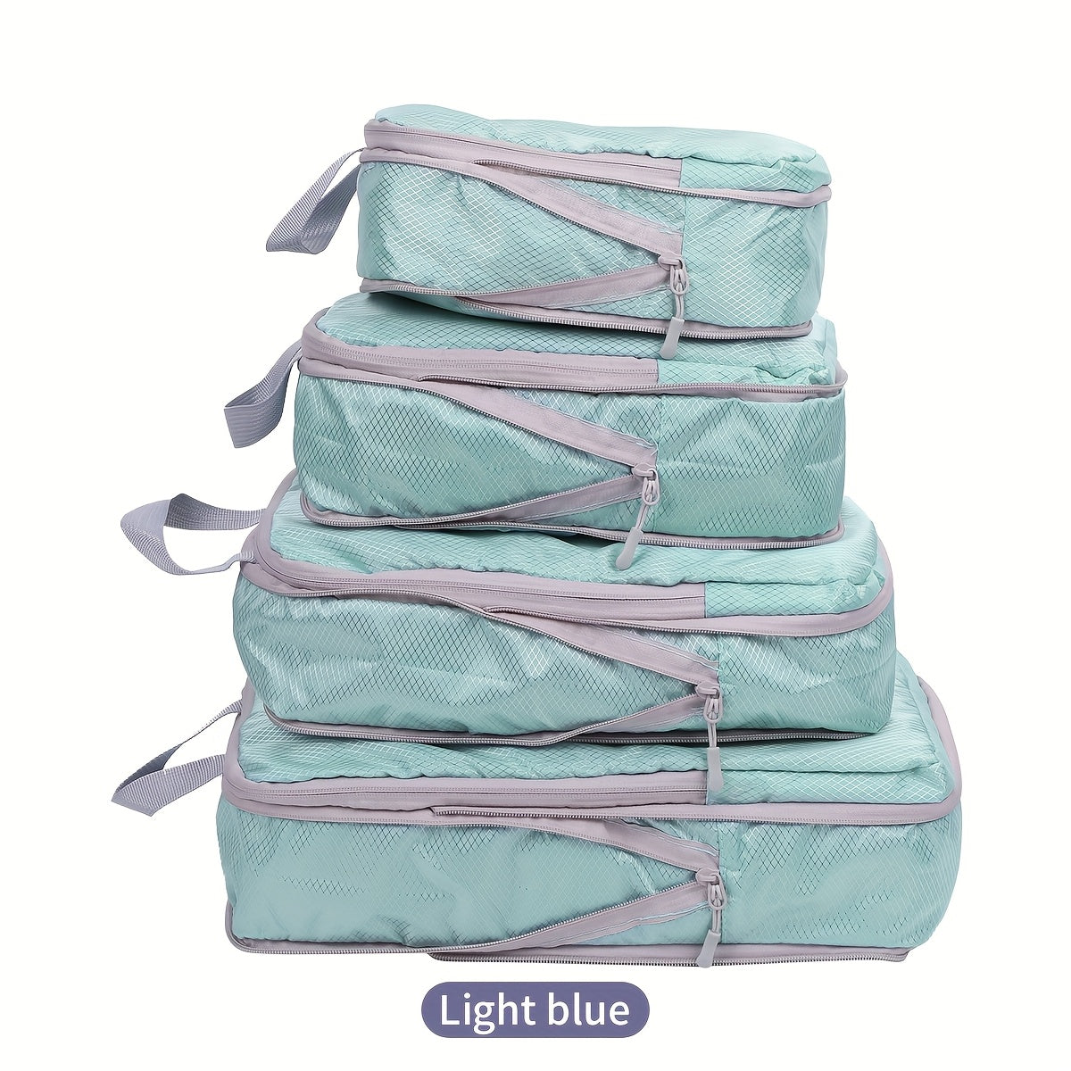 [Travel Luggage Set] 4pcs Travel Luggage Set | Travel Organizer, Travel Packing Cubes, Garment Bag, Clothing Protector Bag for Women, Travel Bag, Suitcase Set, Travel Essentials, Travel Must Haves, Duffle Bag, Travel Accessories