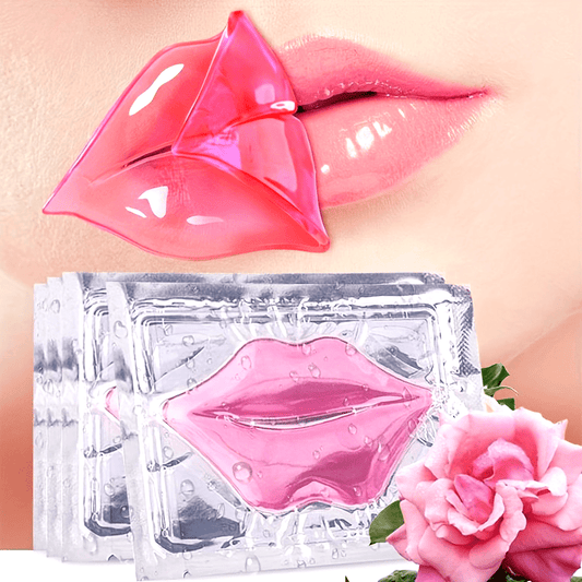 30pcs Hyaluronic acid Pink Crystal Lip Mask Patch for Hydrated Lips, Moisturizing And Hydrating Anti-Dry Lip Care & & Lip Sleeping & Lip Nourishes & Lip Soothing Mother Gifts Set Gifts for Women