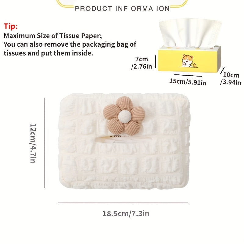 [Cute Car Tissue Box] Car Tissue Box, Car Suction Box, Armrest Box, Sun Visor, Seat Hanging Type, Cute, Simple, and High-end Paper Bag