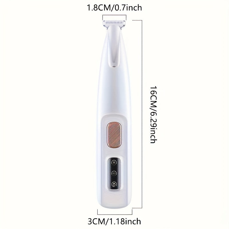 Pet Grooming Clippers LED Assisted Lighting Safe Low Noise USB/Battery Life Pet Beauty Electric Trimmer LED Light Assistance Safe Low Noise USB/Battery Life
