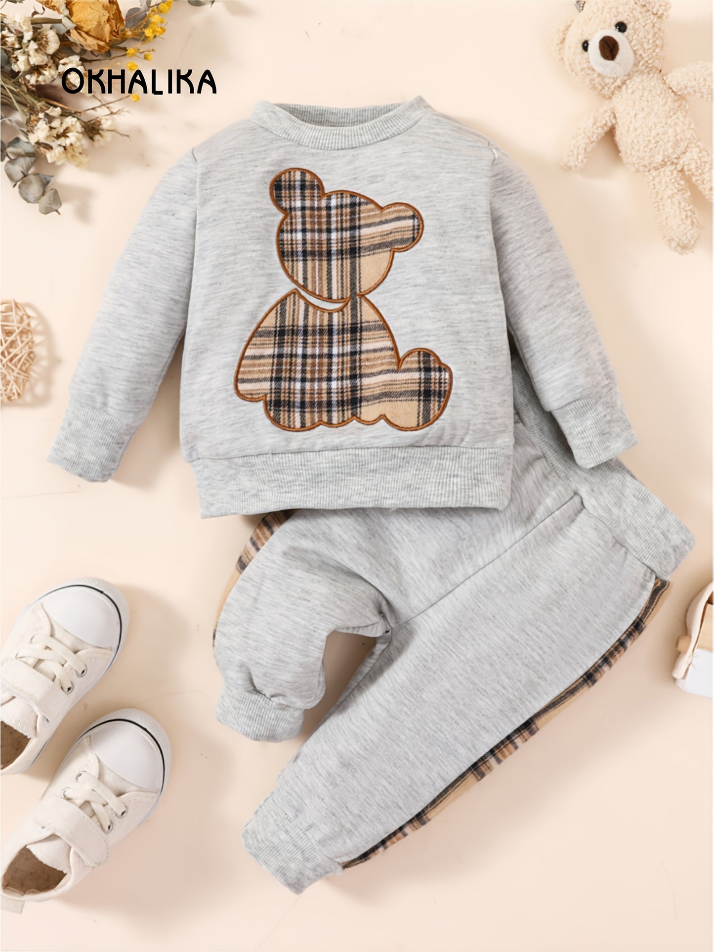 Toddler Baby Boy Clothes Set Long Sleeve Sweatshirt Top Casual Pants Fall Winter Outfit Sweatsuit, Perfect for Outdoor