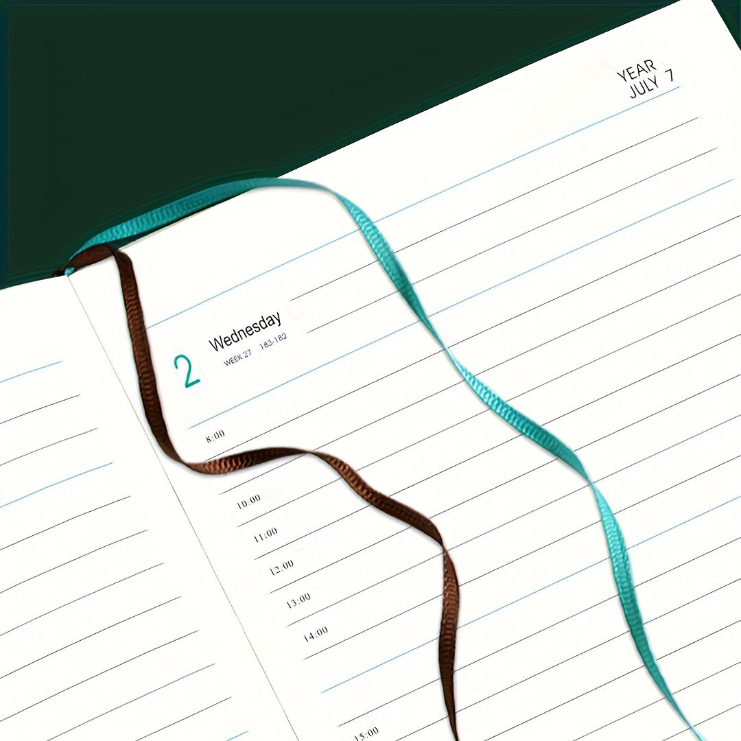 [2026 Daily Planner] 2026 Daily Planner | 365-Day Plan, One Page Per Day, Time Management, Self-Discipline Check-In, Office, 400 Pages, Visual Organization, Easyclean Paper