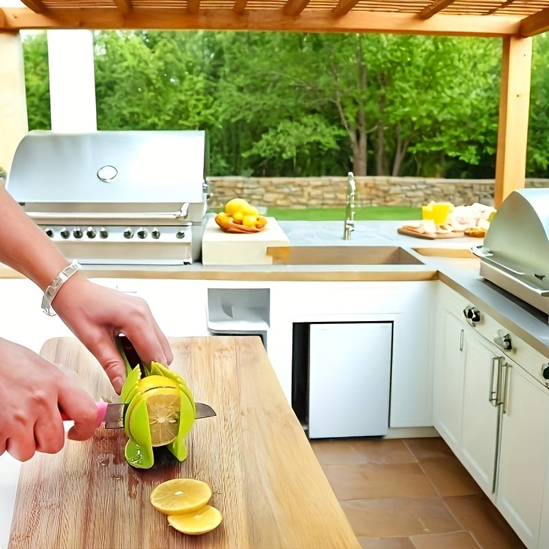 Multi-Function Vegetable and Egg Slicer Tool - Easy-to-Use Kitchen Gadget for Cutting Eggs, Potatoes, Tomatoes, Lemons, Apples in Shapes, Portable Outdoor Kitchenware, Essential Kitchen Utensil