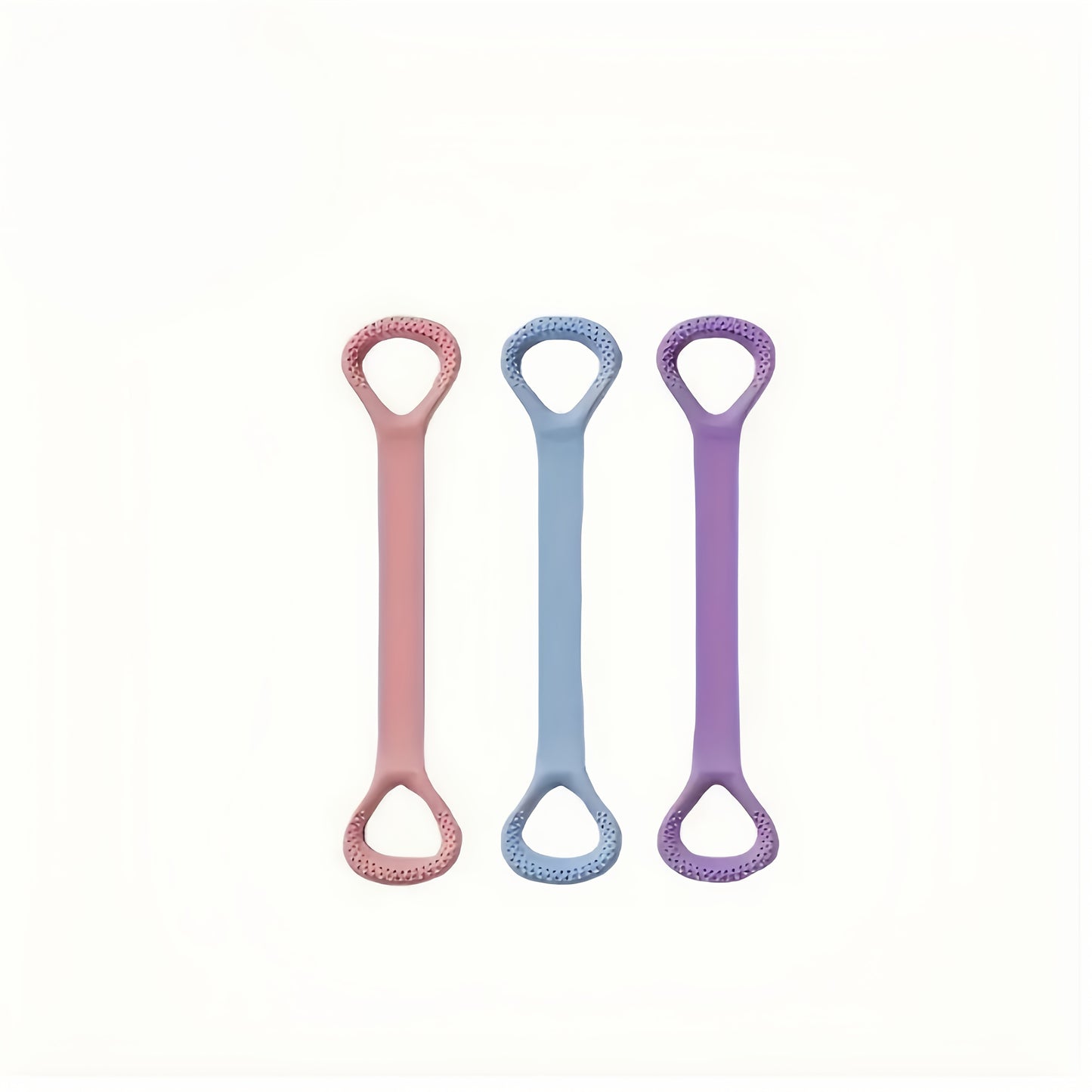 1pc ProFlex 8-Shaped Silicone Yoga Resistance Band - Universal Elastic Fitness Stretching Rope for Back, Waist, Arm Exercise - Ideal for Home, Gym, Outdoor Workouts