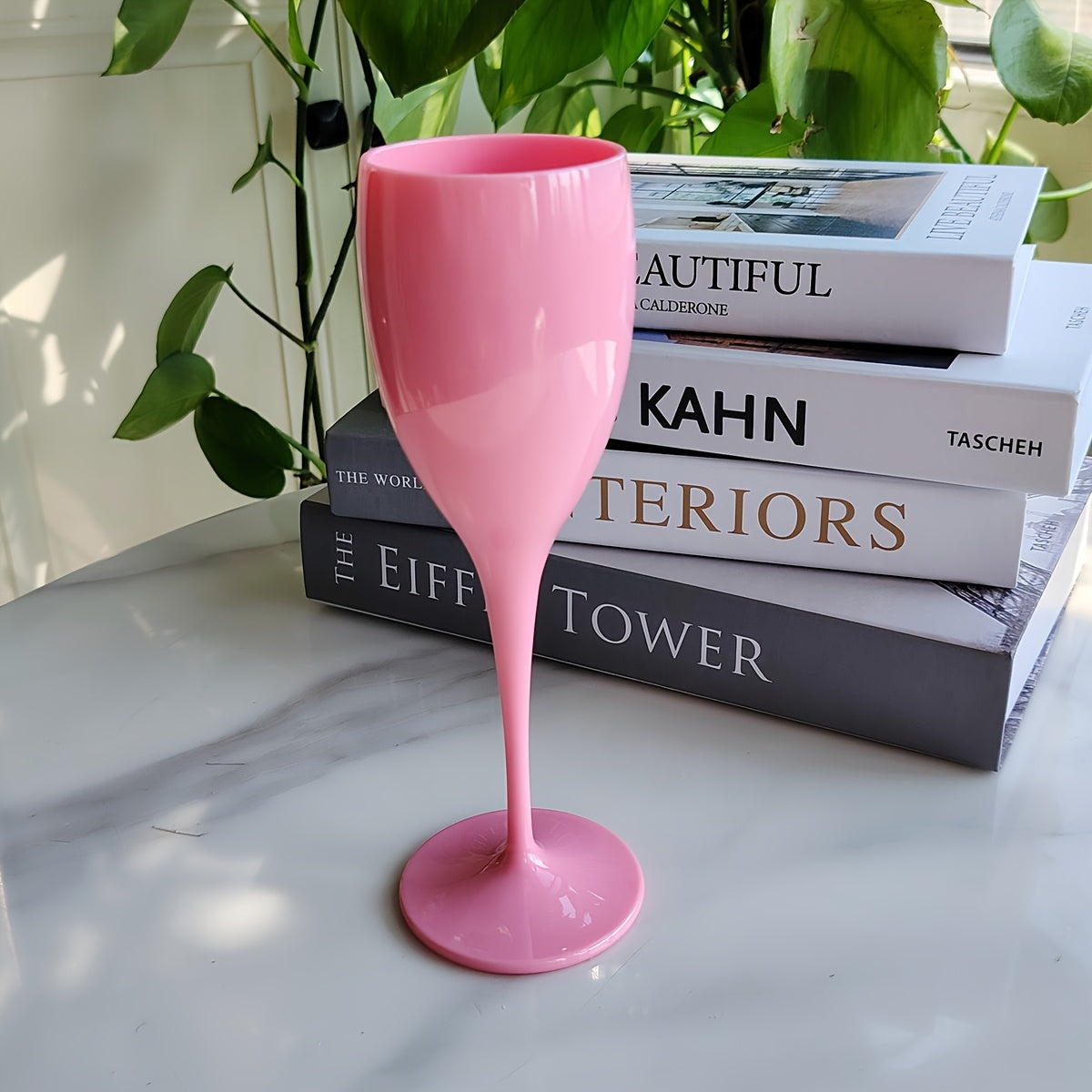 6/12 plastic champagne glasses wine glasses, plastic champagne glasses are versatile and suitable for wine, beer, cocktails, champagne, parties, restaurants, cafes, bars, festivals (6 ounces)