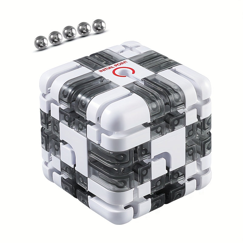 [Magic Cube] 3D Maze Magic Cube | Puzzle Maze Cube Brain Teaser, Educational Puzzle Toy For Children And Adults, Christmas Gift, Challenging Game