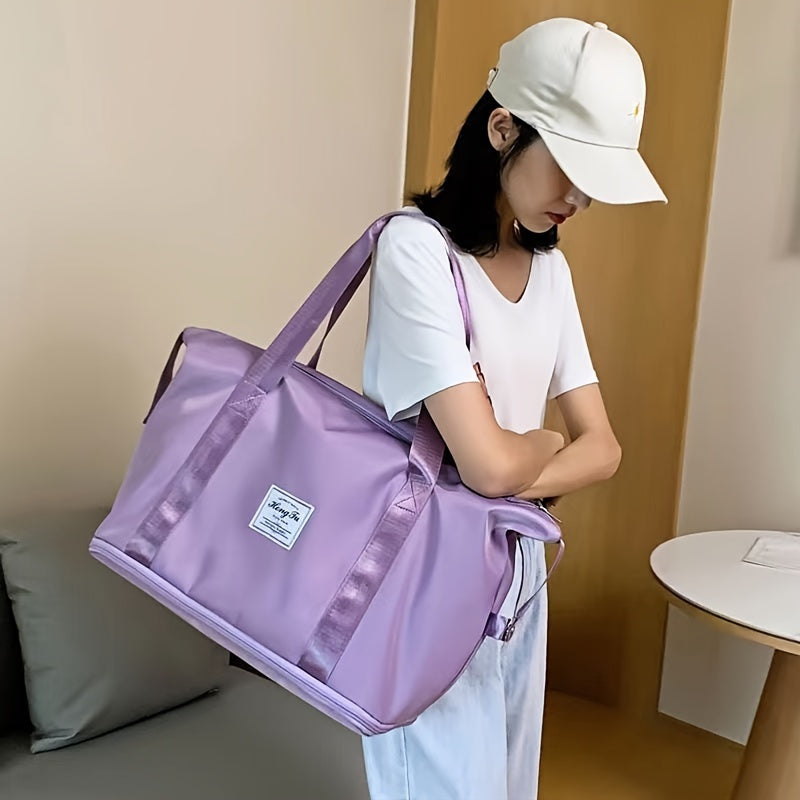 1PC Travel Storage Bag, Large Capacity Shoulder Bag, Portable Sports Bag, Duffel Bag For Outdoor