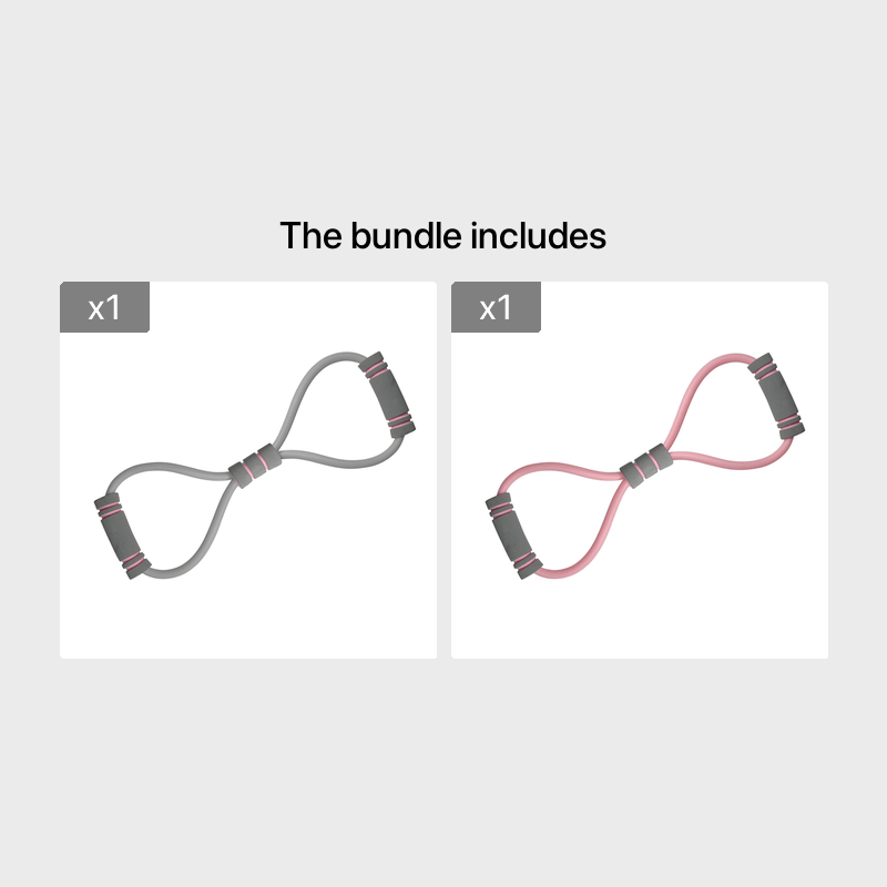 8-Shaped Yoga Resistance Band: Get Fit & Slim at Home with Thick Tension Rope!
