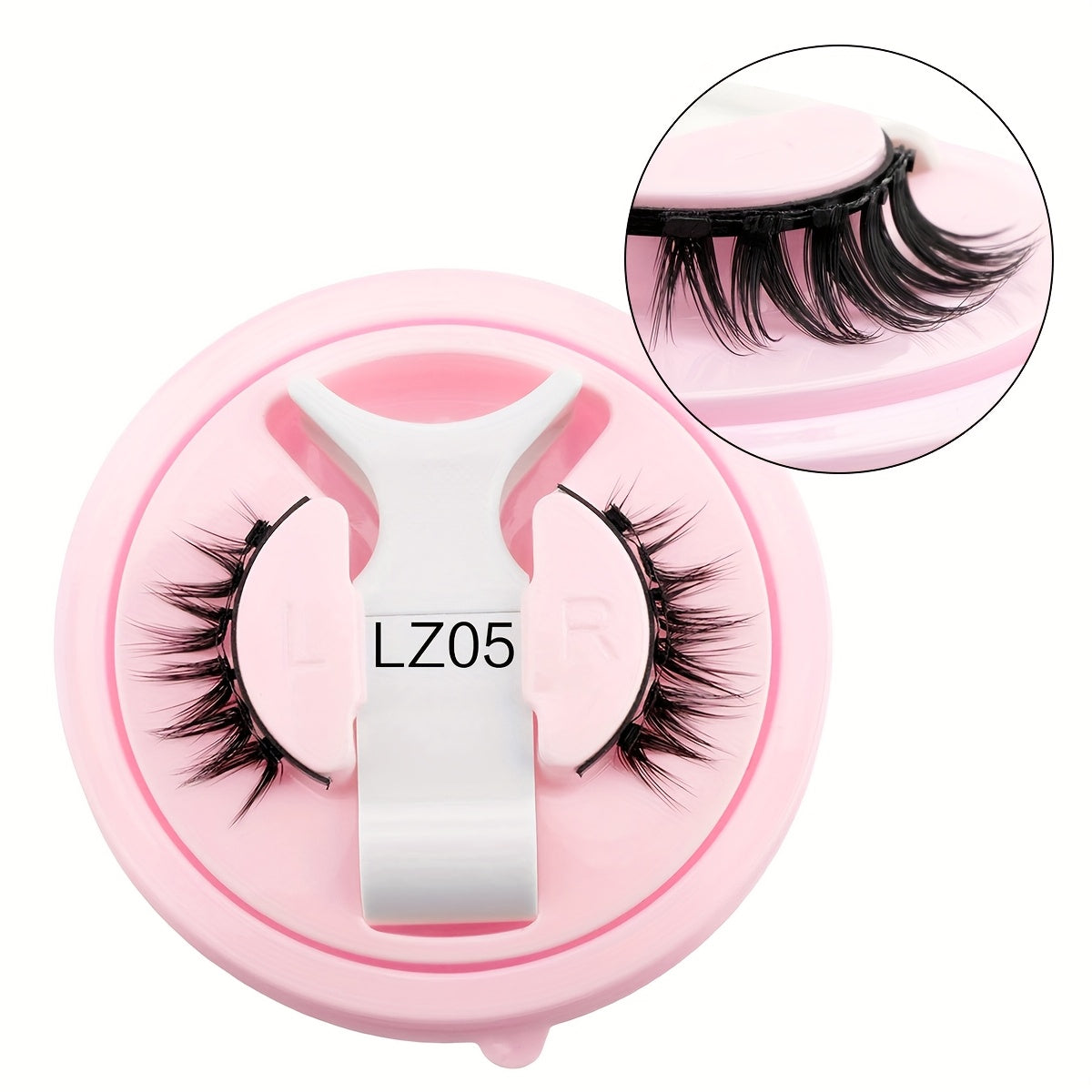 YSDO Magnetic False Eyelashes - Soft, Ultra-Light, Easy-to-Apply Pair with Retaining Clip, Natural Curl Style for Everyday Wear, Everyday Eyelash Enhancement|Natural Curl Lashes|Magnetic Eyelash Holder, Eyelash Extensions