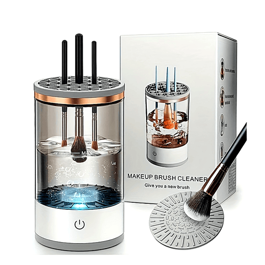1pc Portable Electric Makeup Brush Cleaner Machine Automatic Spinner With USB Charging Quick Dry Cosmetic Brush Cleaning Tool