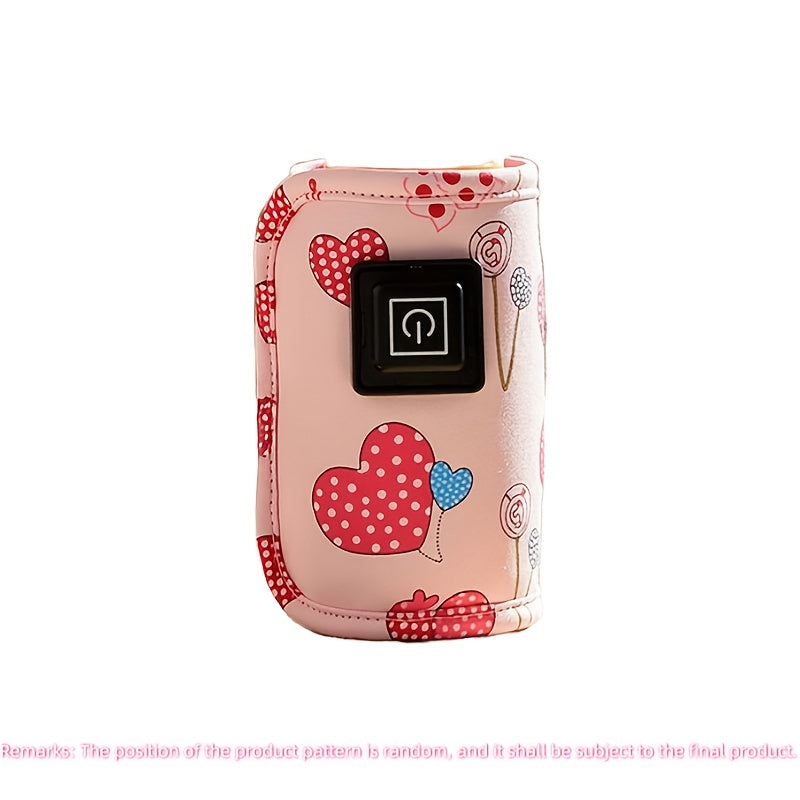 Portable USB Milk Water Warmer, Travel Stroller Insulated Bag, Nursing Bottle Heater for Christmas, Halloween, Thanksgiving Day Gift
