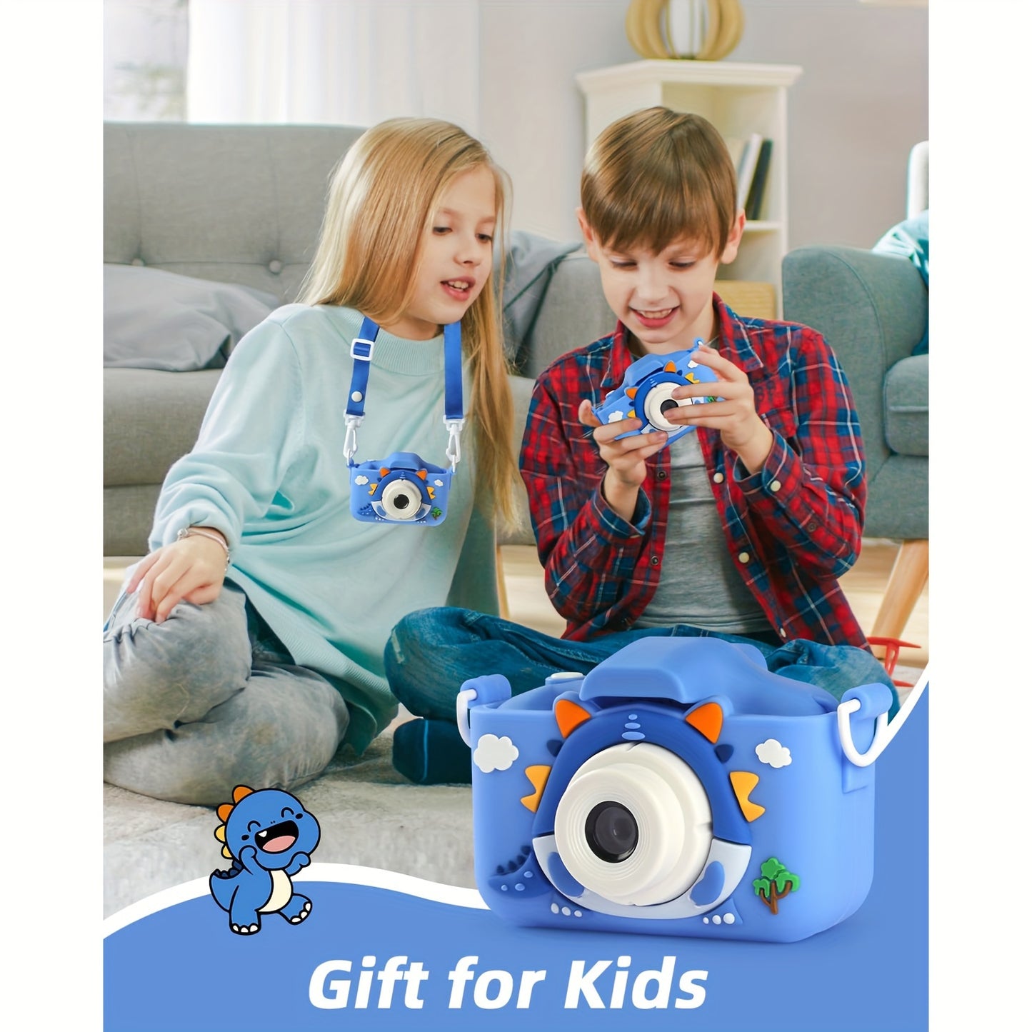 [Popular Choice, Youngsters Camera] 48MP Dual Camera Youngsters Camera - 64GTF Card, Card Reader, 1080P HD Video Function - Popular Choice for Christmas Birthday Gift