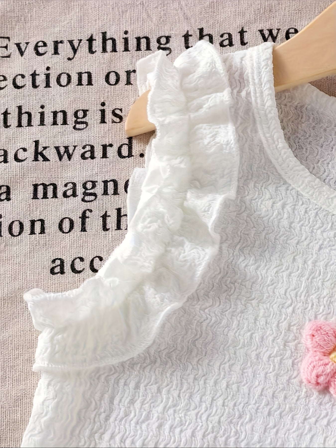 [2pcs Summer Set] 2pcs New Summer Cute Floral Lace Flower Tank Top and Shorts Set for Baby Girls P101596
