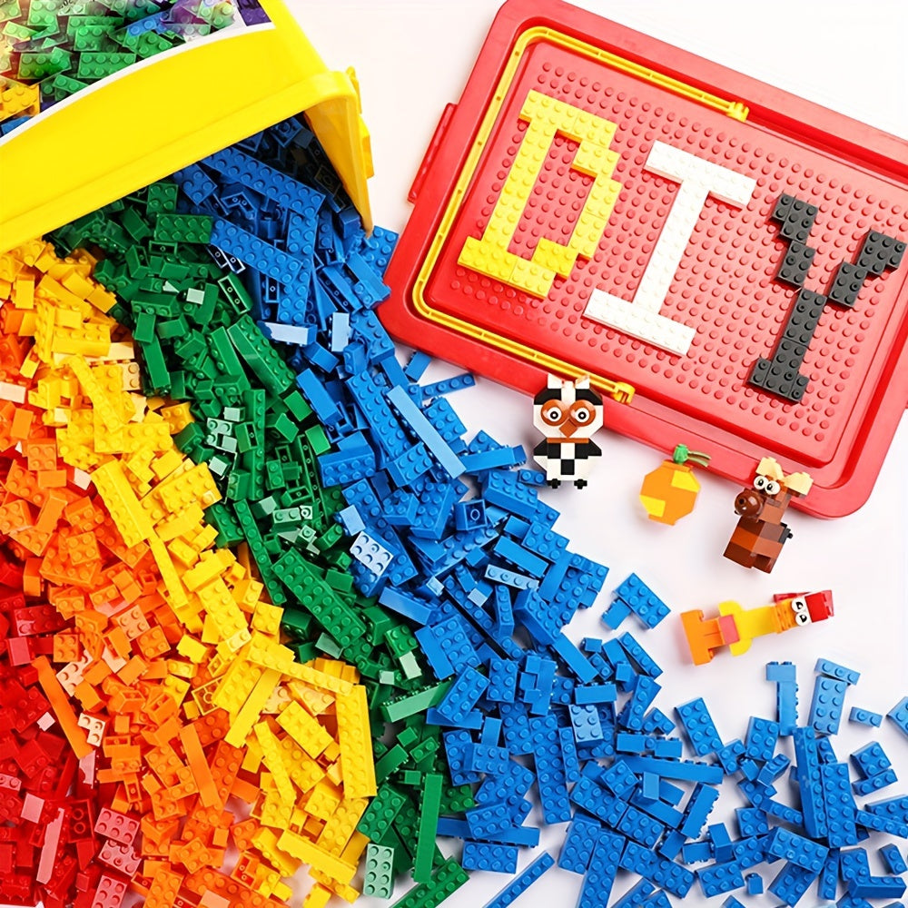 [Colorful Blocks] 500pcs Educational Building Blocks Set | Colorful DIY Construction Toys for Youngsters - Perfect for Boys & Girls, Ideal Christmas, Thanksgiving & Birthday Gifts, Small Particle, Puzzle