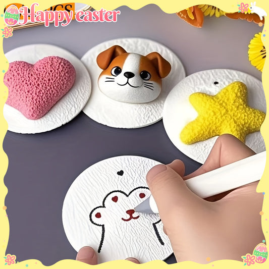 [3D Wood Pulp Paper] 10/15/20/30pcs 3D Round Wood Pulp High-Tech Compressed Paper | Foam Expands in Water Art Craft Paper for Fun Paper Crafts and DIY Activities | Ideal Gift Choice for Christmas Holidays, Office & Family Interaction, Creative Drawing and
