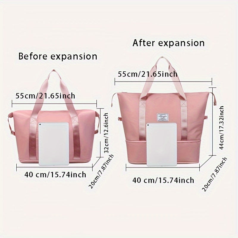 1PC Travel Storage Bag, Large Capacity Shoulder Bag, Portable Sports Bag, Duffel Bag For Outdoor