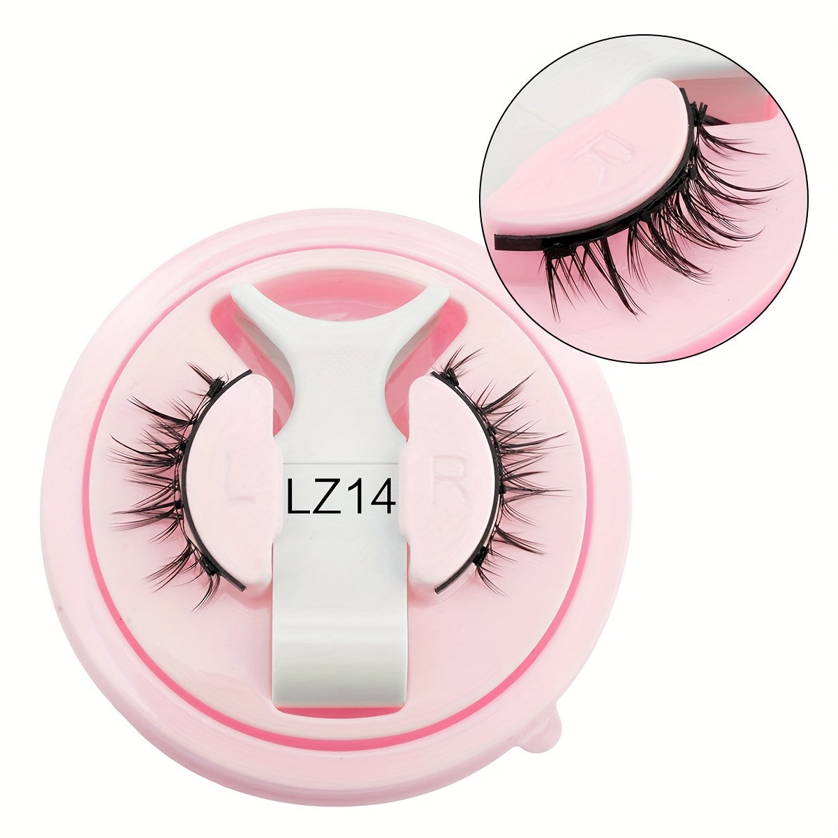 YSDO Magnetic False Eyelashes - Soft, Ultra-Light, Easy-to-Apply Pair with Retaining Clip, Natural Curl Style for Everyday Wear, Everyday Eyelash Enhancement|Natural Curl Lashes|Magnetic Eyelash Holder, Eyelash Extensions
