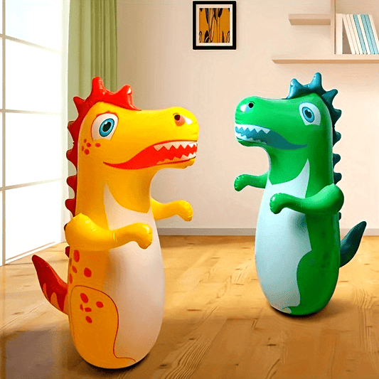 1pc Boxing Punching Bag Inflatable Tumbler Toy Room Special Vertical Child Fighting Exercise Puzzle Sandbag Inflatable Tumbler Toy Room Special Vertical Fighting Exercise Puzzle Dinosaur