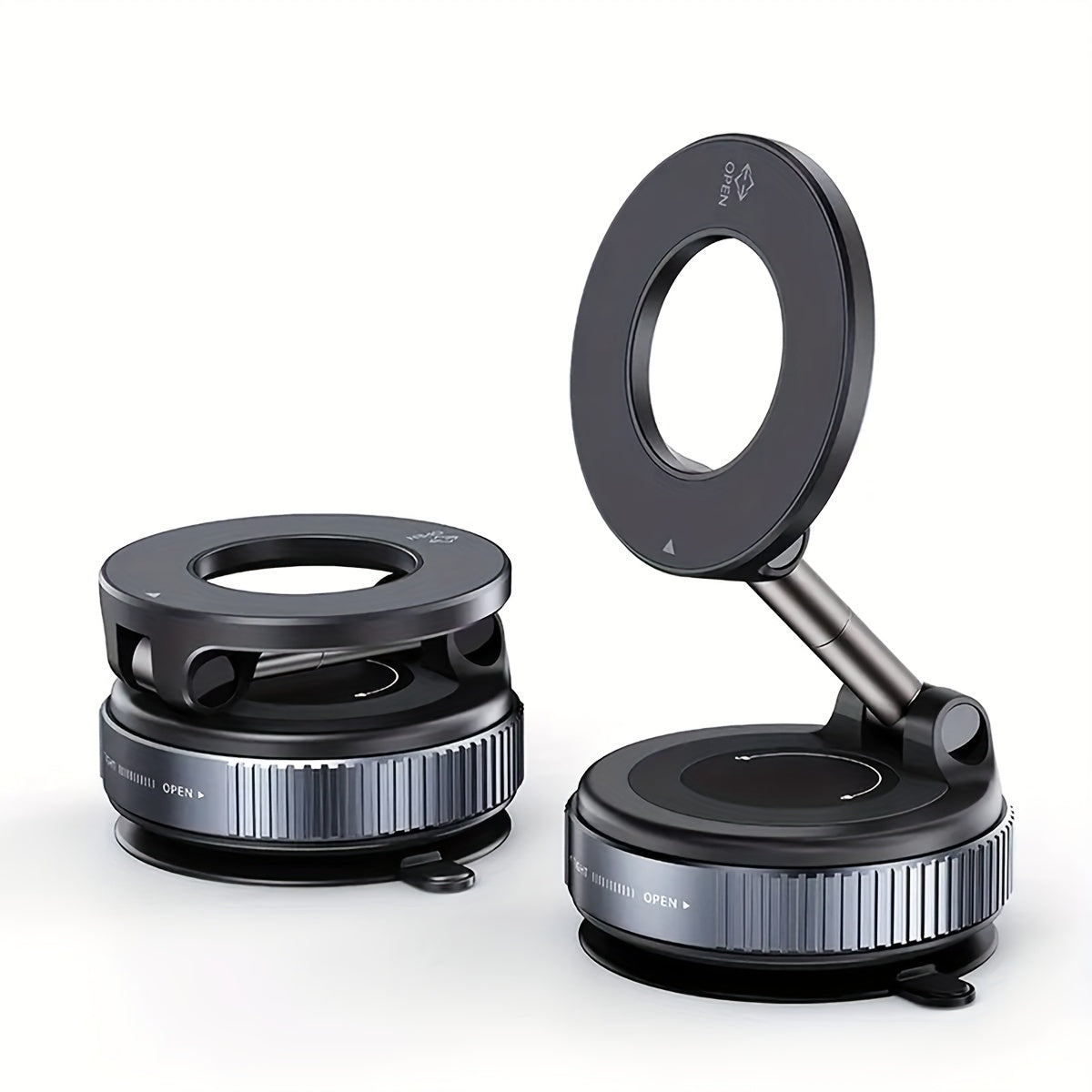 [N52 Magnetic Phone Holder] 360° Rotatable Upgraded N52 Magnetic Phone Holder, Aluminum Alloy | Waterproof, Secure Grip, Hands-Free Use, Vehicle Mounting, Sleek Design, Durable Holder, Car Accessories
