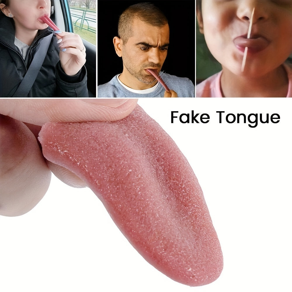 1pc of fun fake tongue adult novelty party supply and gift, Halloween party decoration