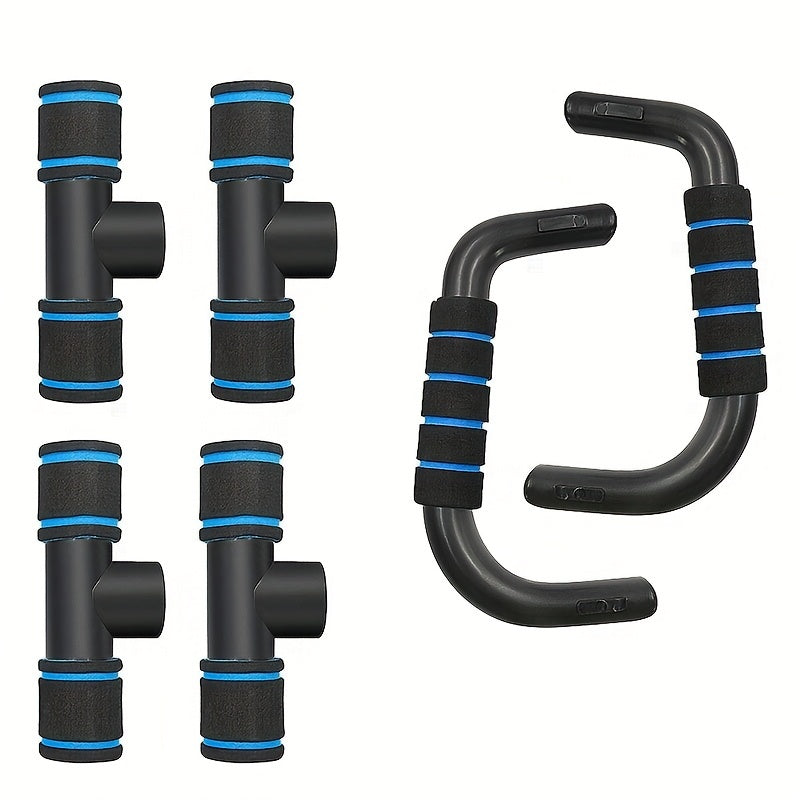 [Cushioned Push Up] Cushioned Foam Push Up Bars | Non-Slip Structure - Perfect for Men & Women's Exercise!