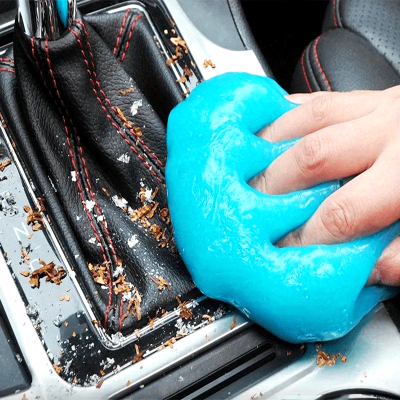 Car Cleaning Gel Dust Remover 1pc - Clean Car Vents, Keyboards, and More with Ease - Perfect Car Interior Dust Remover, Gift for Men