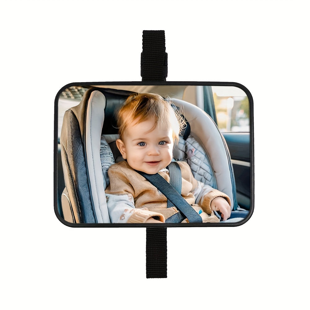 [Crash-Tested Car Mirror] Shatter-Resistant Car Mirror | Designed for Rear-Facing Infants, Crash-Tested, Providing a Broad And Clear View