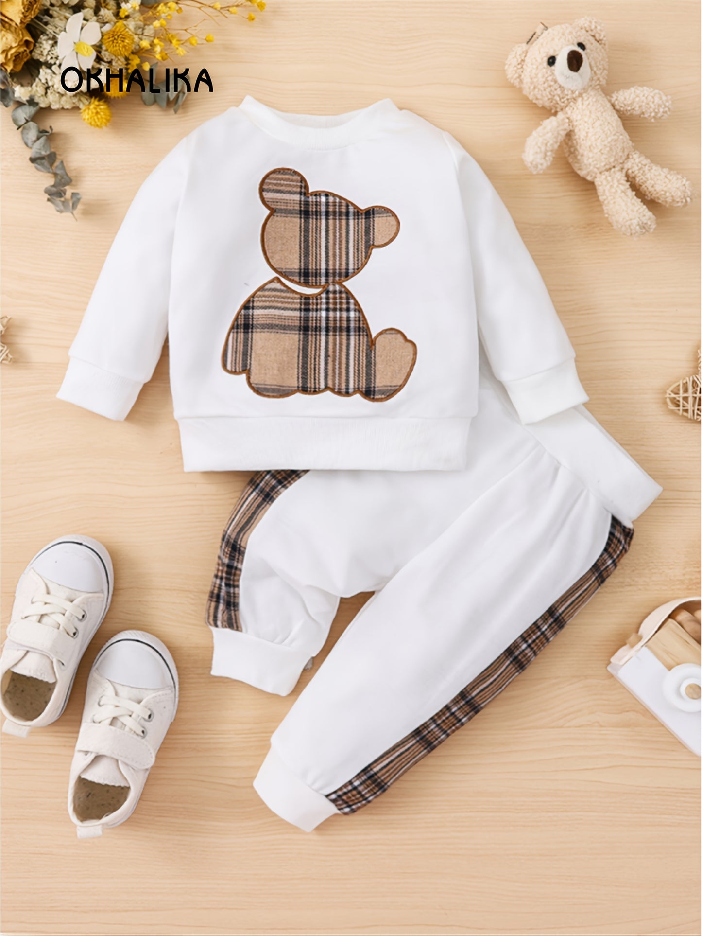 Toddler Baby Boy Clothes Set Long Sleeve Sweatshirt Top Casual Pants Fall Winter Outfit Sweatsuit, Perfect for Outdoor