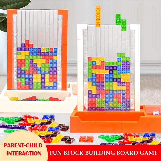 [Creative DIY Brain Teaser] 3D Mixed Color ABS Construction Toys - Creative DIY Stackable Brain Teaser Game Set - Educational Gift for Ages 8+