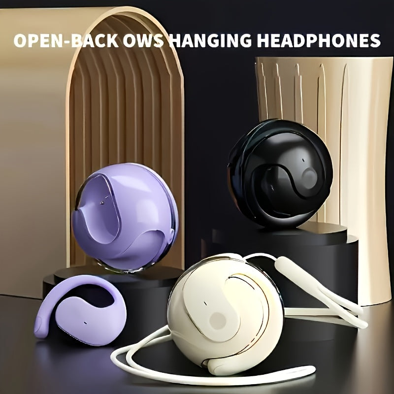 Translation Earphones Supporting Over 100 Languages, Small Coconut Ball Hanging TWS Wireless Earphones, Music Without Delay, Translation Earphones, Conference Recording Translation, Real-Time Voice Translation, Fast Charging, And Free Lanyard