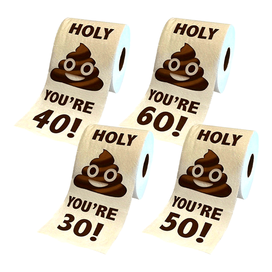[Funny Birthday Tissue] 1pc Funny Birthday Party Cartoon Poop Pattern Printed Tissue Paper - Happy Birthday Party Decoration Birthday Gifts Party Supplies Room Decoration Home Decoration