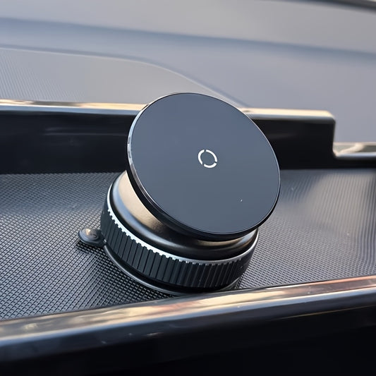 [Magnetic Phone Holder] 360° Rotatable Magnetic Vacuum Suction Cup Phone Holder | Adhesive-Free Telescopic Folding, Suitable for Car and Home Use, Optimal Magnet Ring Effect